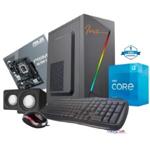 CPU INTEL I3-14100/ SSD 256GB/ 8GB RAM/ MB H610/ CASE INS/ TECLADO/ MOUSE/ PARLANTES