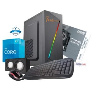 CPU INTEL CORE i3-14100/ SSD 256GB/ 8GB RAM/ MB H610/ CASE INS/ TECLADO/ MOUSE/ PARLANTES