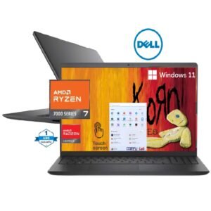 DELL DC 15255 RYZEN 7 7730U/ DDR4 16GB/ SSD 512GB/ 15.6" FHD TOUCH/ WIN11/ BLACK/ INGLES